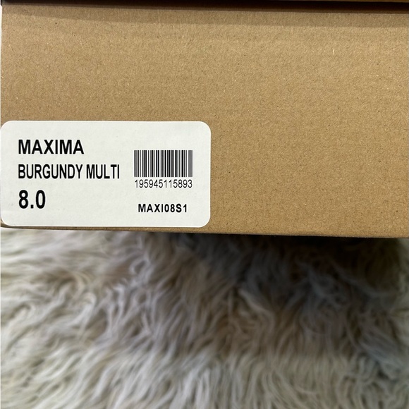 Steve Madden Burgundy Multi Maxima Sneaker - Picture 9 of 12